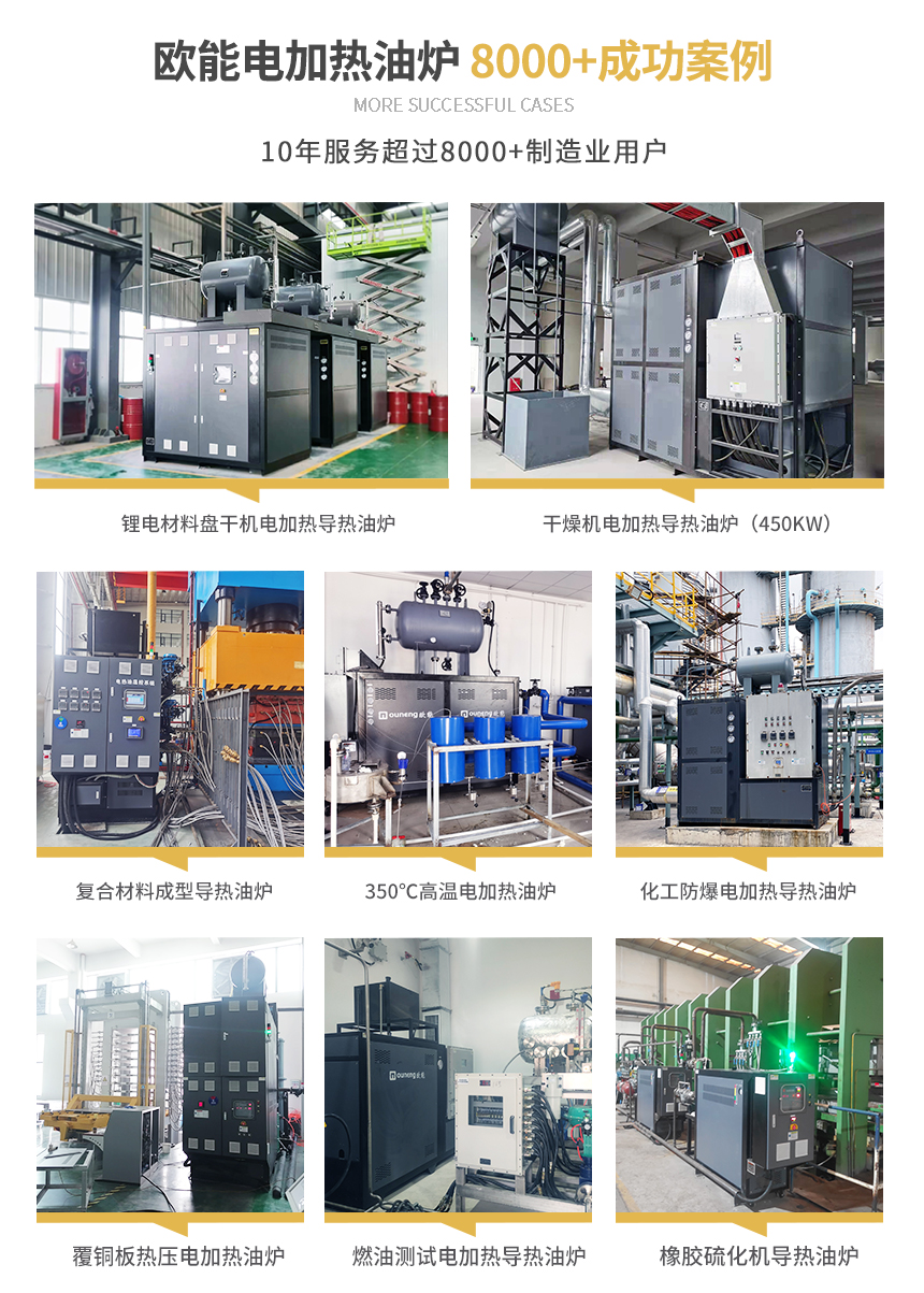 電加熱有機熱載體爐案例